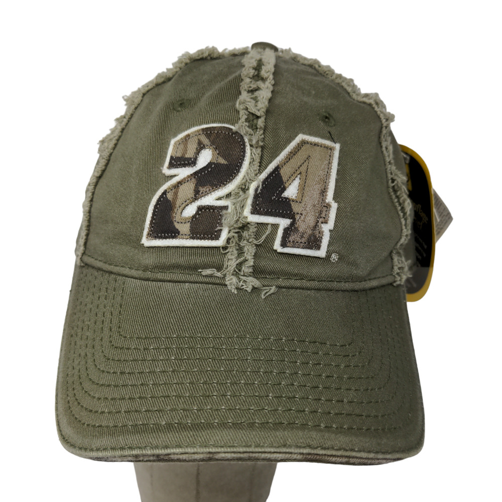 Chase Authentics Realtree Men's Slideback Hat Green OSFM Distressed Jeff Gordon